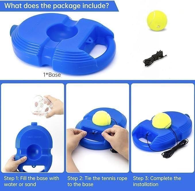 🎾🏏 Solo Tennis & Cricket Trainer Rebound Ball with String