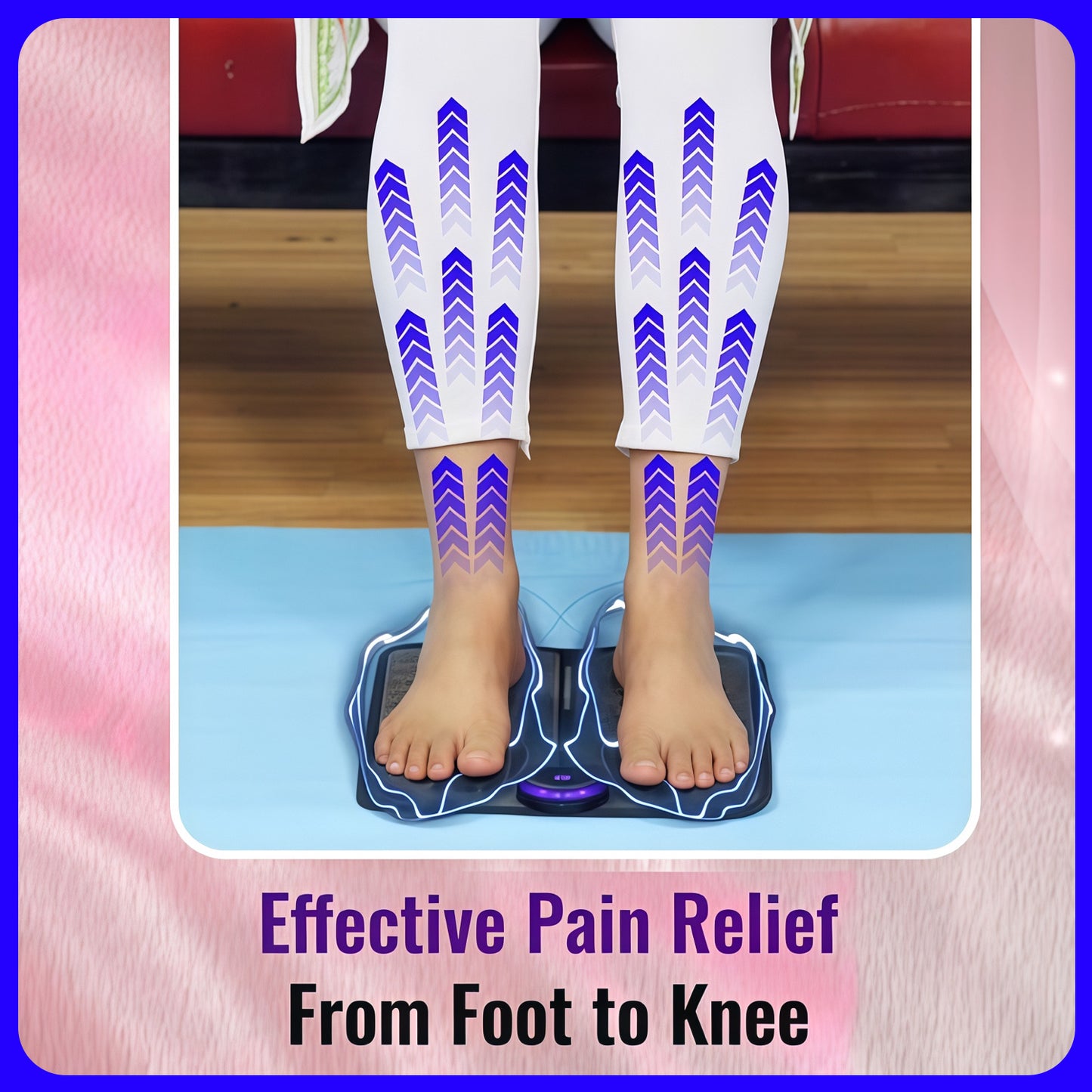 🌟 Vibrating Bubble Electric EMS Foot Massager Pad 🌟