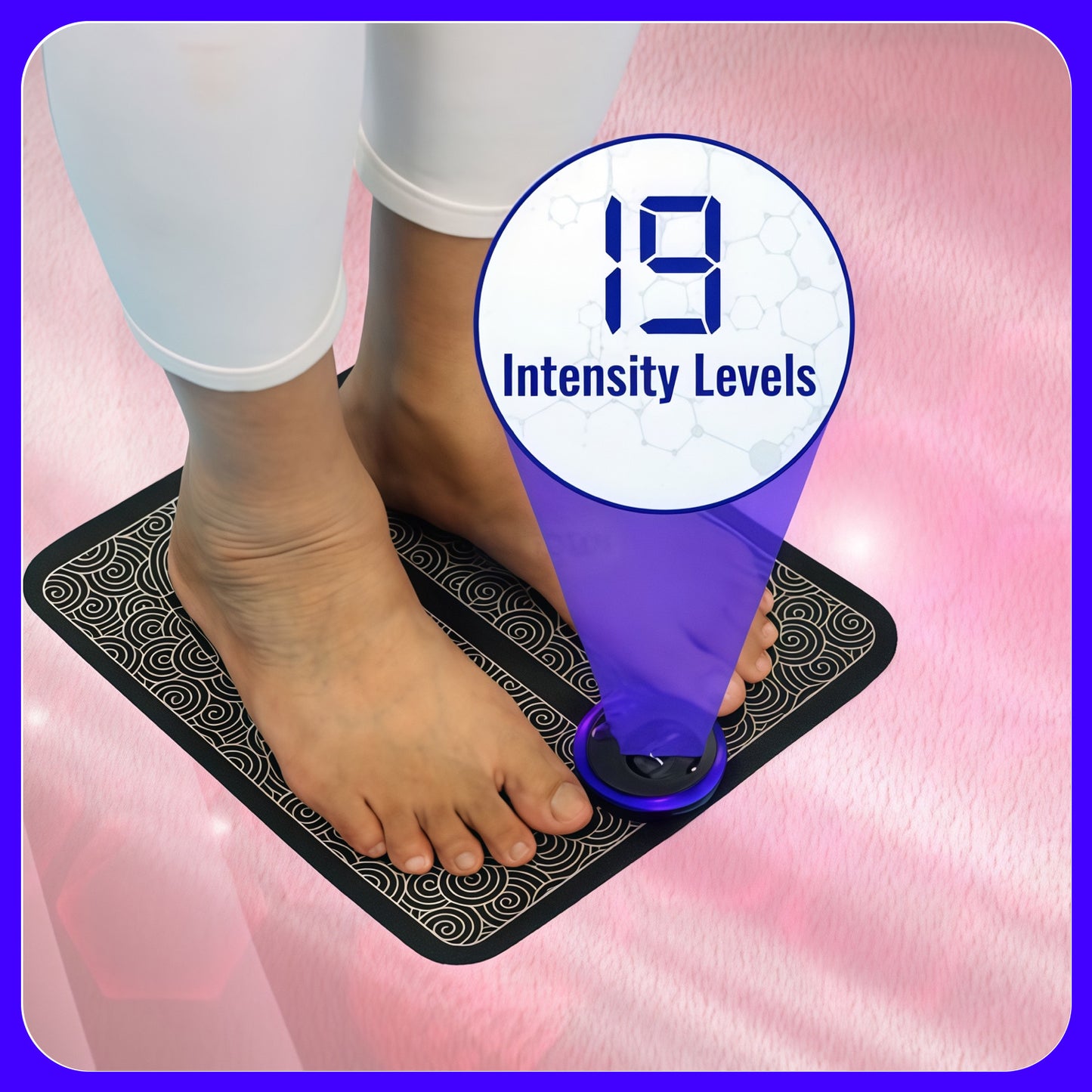 🌟 Vibrating Bubble Electric EMS Foot Massager Pad 🌟