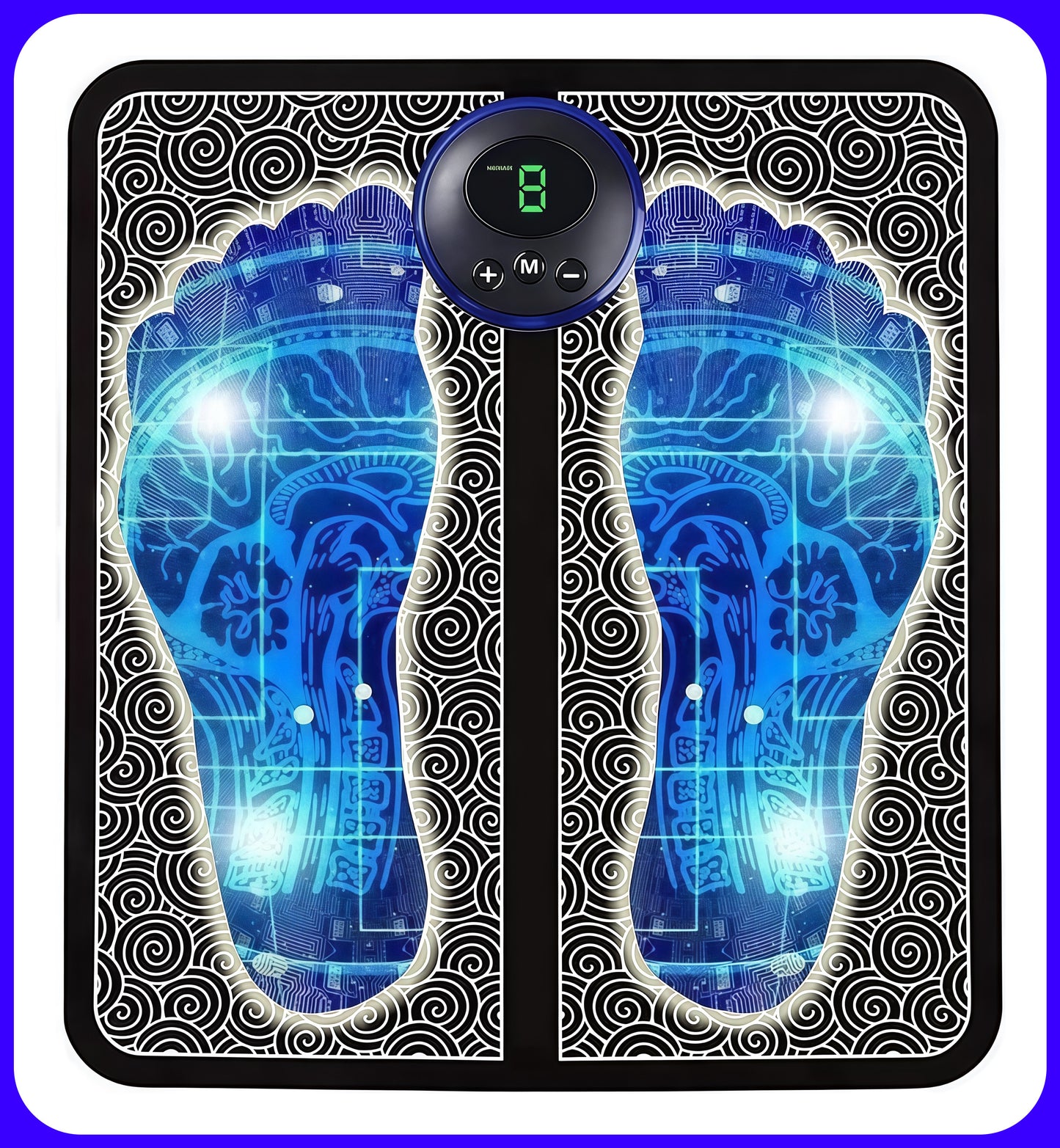🌟 Vibrating Bubble Electric EMS Foot Massager Pad 🌟