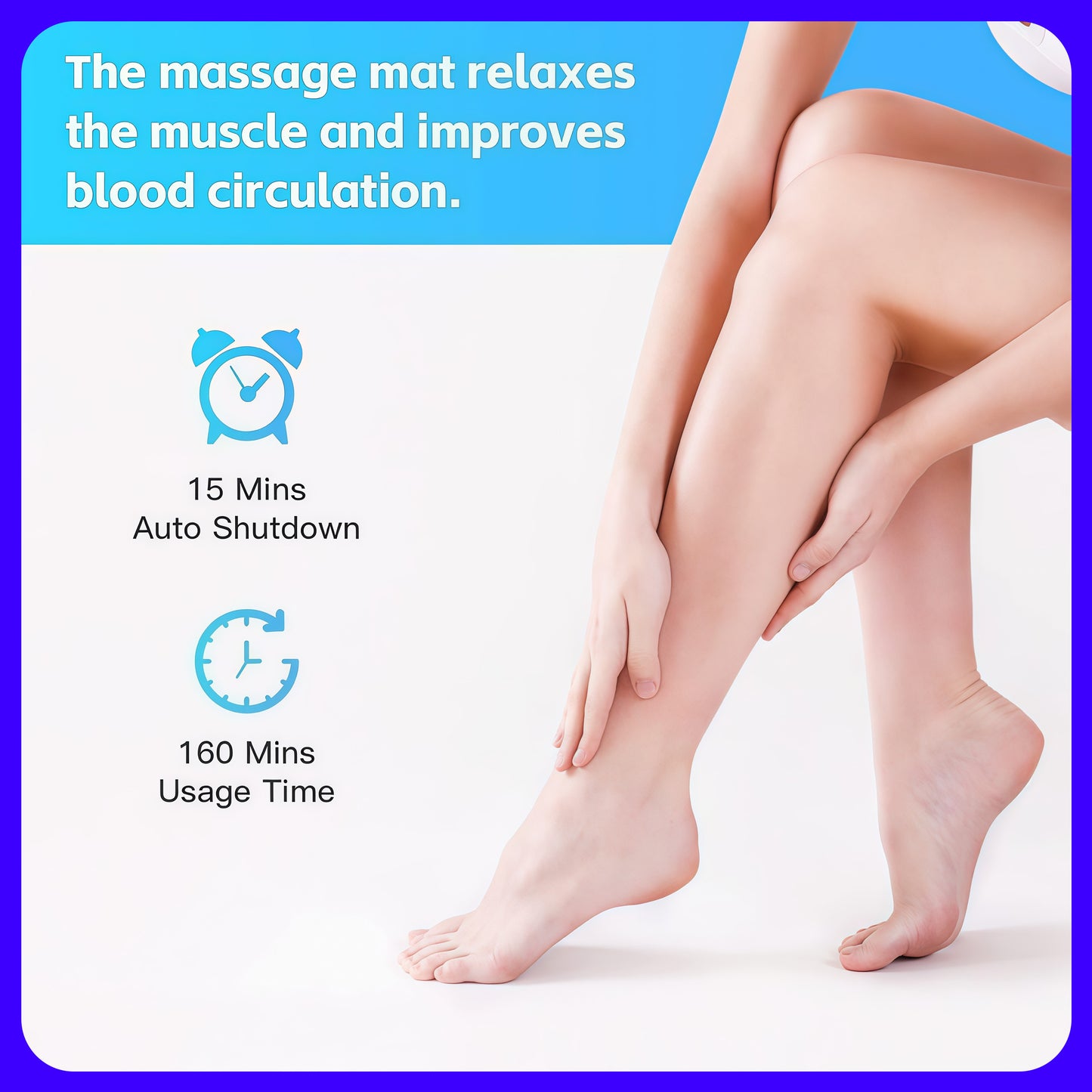 🌟 Vibrating Bubble Electric EMS Foot Massager Pad 🌟